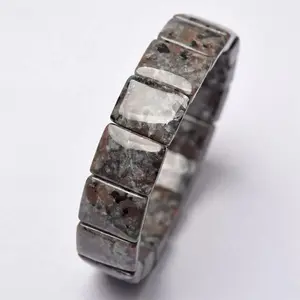 【Yooperlite】Yooperlite Handmade Elastic Bead Bracelet Bracelet for Men and Women, Enhancing Positive Energy