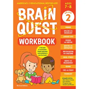 Brain Quest Workbook: 2nd Grade Revised Edition -- Workman Publishing - Paperback