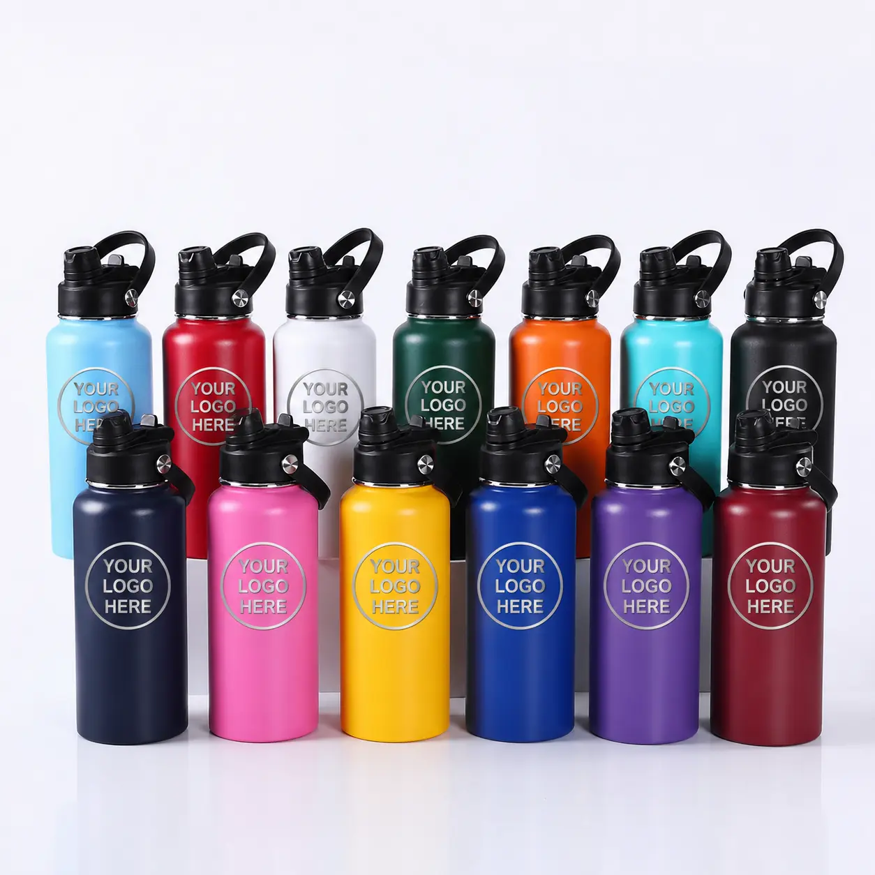 32oz Unisex Adults Customized Insulated Stainless Steel Water Bottle - Laser Engraved, Vacuum Insulation for Hiking