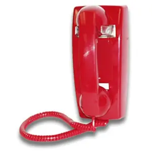 Viking Electronics  RED!!! Hot Line Wall Phone