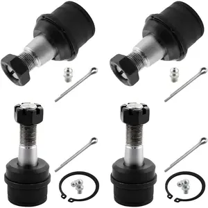 4WD Front Upper Lower Suspension Ball Joint fits for Ford F-250 F-350 F-450 F-550 Super Duty Excursion Heavy Duty Ball Joints Kit K8388 K8607T