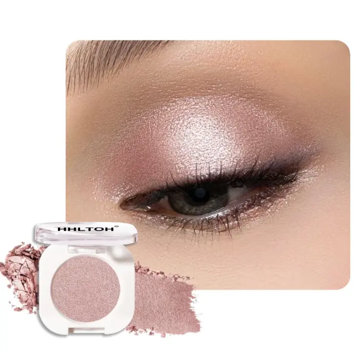 Champagne Shimmer Cream Eyeshadow, Light Gold Sheer Metallic Glow Glitter Eye Shadow for Mature Skin, Lightweight Blendable, Subtle Shimmer, Crease-Proof, Vegan & Cruelty-Free Sombras para Ojos