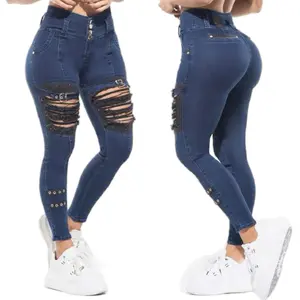 W64-231 Buttlifting Colombian Jeans Fashion Fit Womenswear
