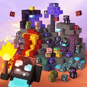 100-500PCS STEM Game-based Shadow Crypt Magnetic Blocks Creative Toys Set in Gift Package