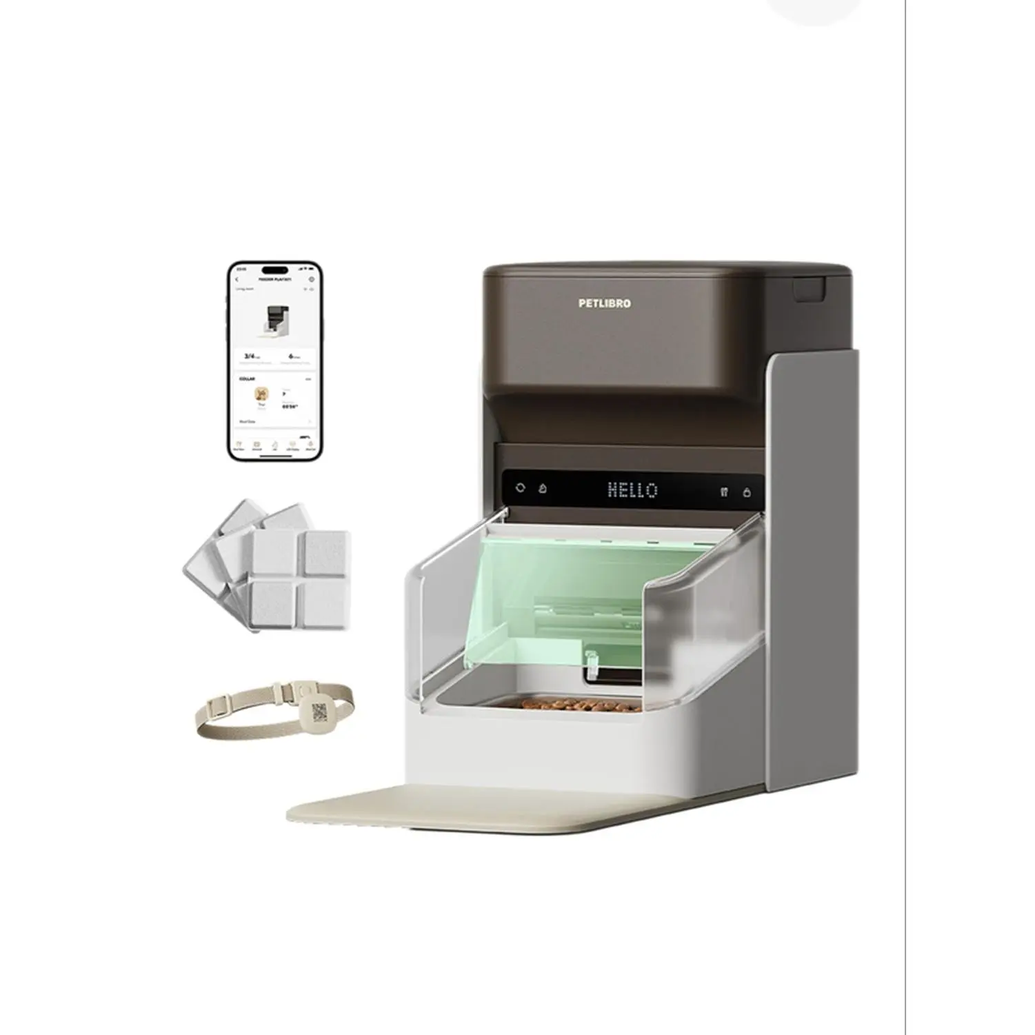 PETLIBRO RFID Wifi App Controlled Automatic Pet Feeder with 1 Count, Ideal for Pet Owners