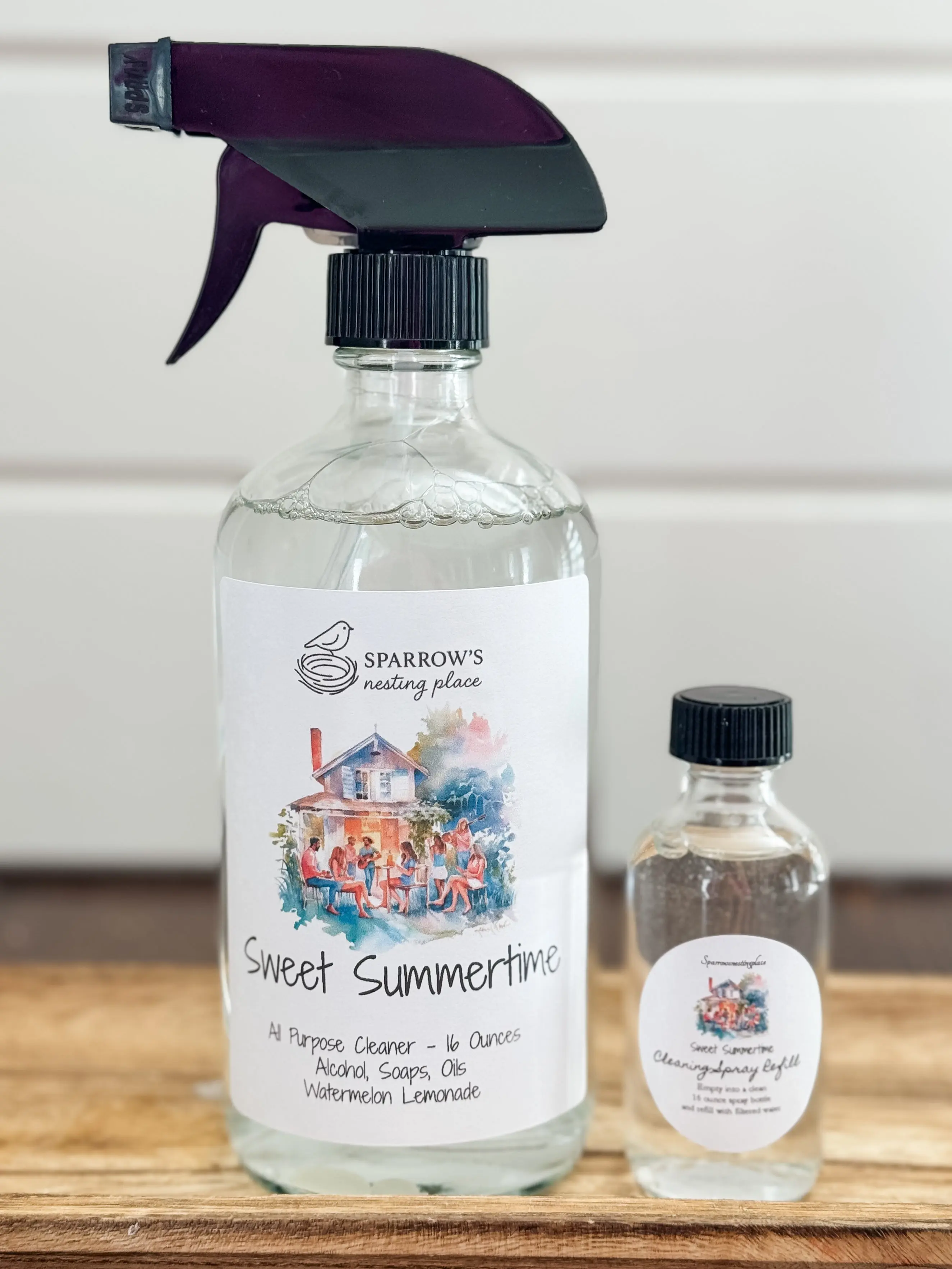 Simple Summer Swaps Cleaner Set | Non-Toxic Home Care + Refill