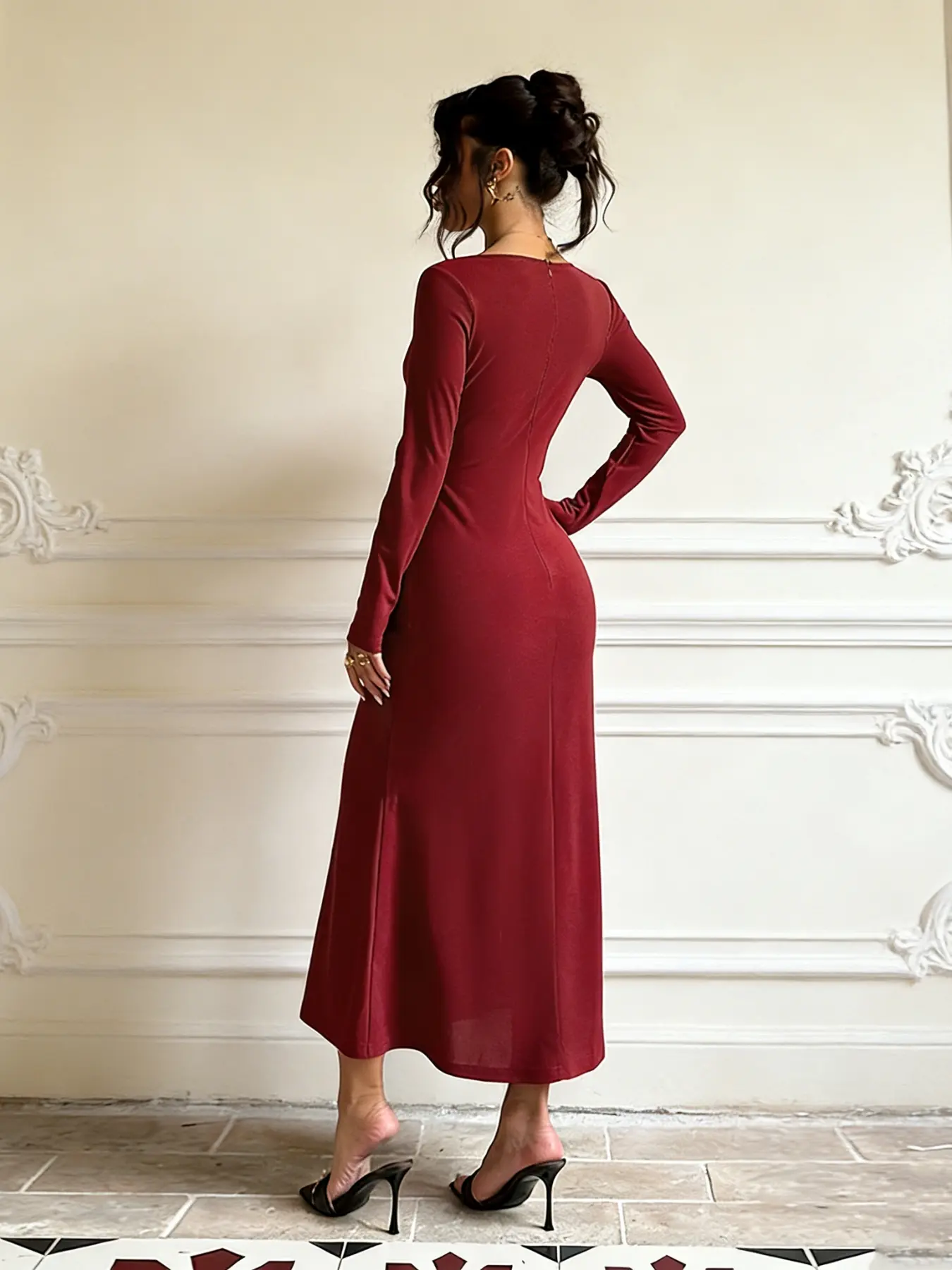 rick owens long sleeve dress SEB GOWN| RICK OWENS main image 0