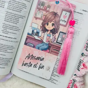 Crafty Doll Bookmarrk #1 - Fun and Creative Book with Illustrations. bible accessory