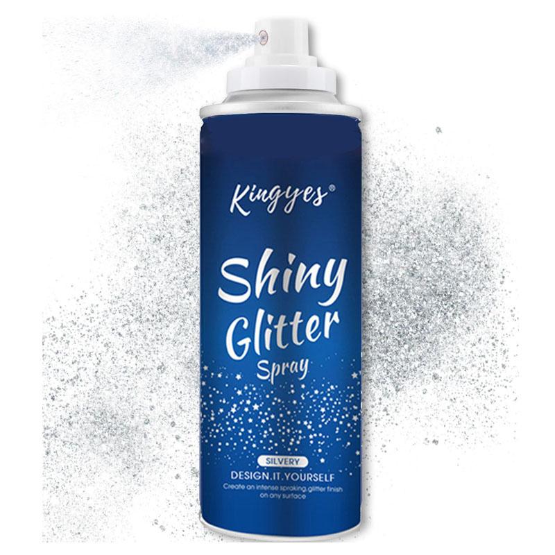 Glitter Spray for Body & Hair -Shimmer Makeup Spray for Stage, Festival, Rave, Cosplay - Non-Sticky & Easy to Wash Off