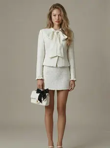 ALEA HIGH QUALITY TWEED SET (BLAZER + SKIRT)