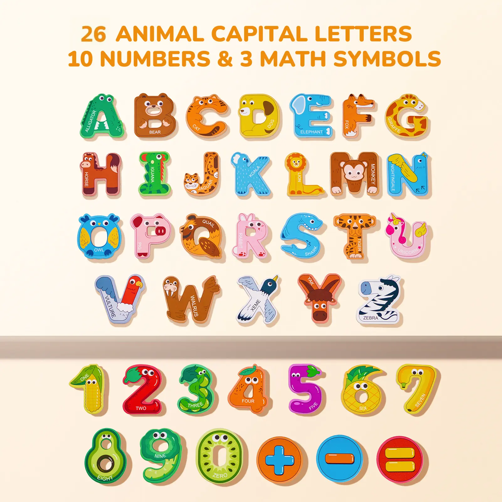 Uppercase Letter + Numbers