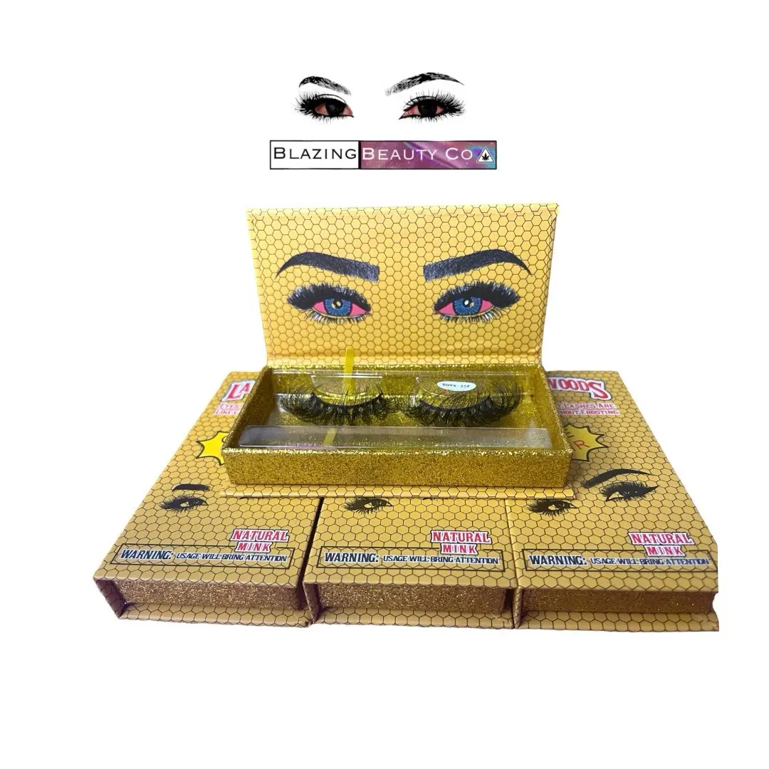 3D Faux Mink  Eyelash Extensions Lashwood Gentle Eyelash Cosmetic