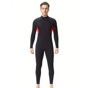 REALON Wetsuit Men 2mm Neoprene Full Body Thermal Suits, 2mm Mens Wet Suit Cold Water Swimsuits for Surfing Snorkeling Swimming