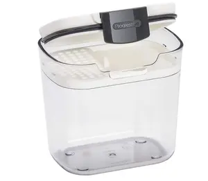 Progressive International Prepworks Mini ProKeeper 1.5 Cup Spice, Herb, Baking Soda/Powder, Snack Airtight Food Storage Container, Clear