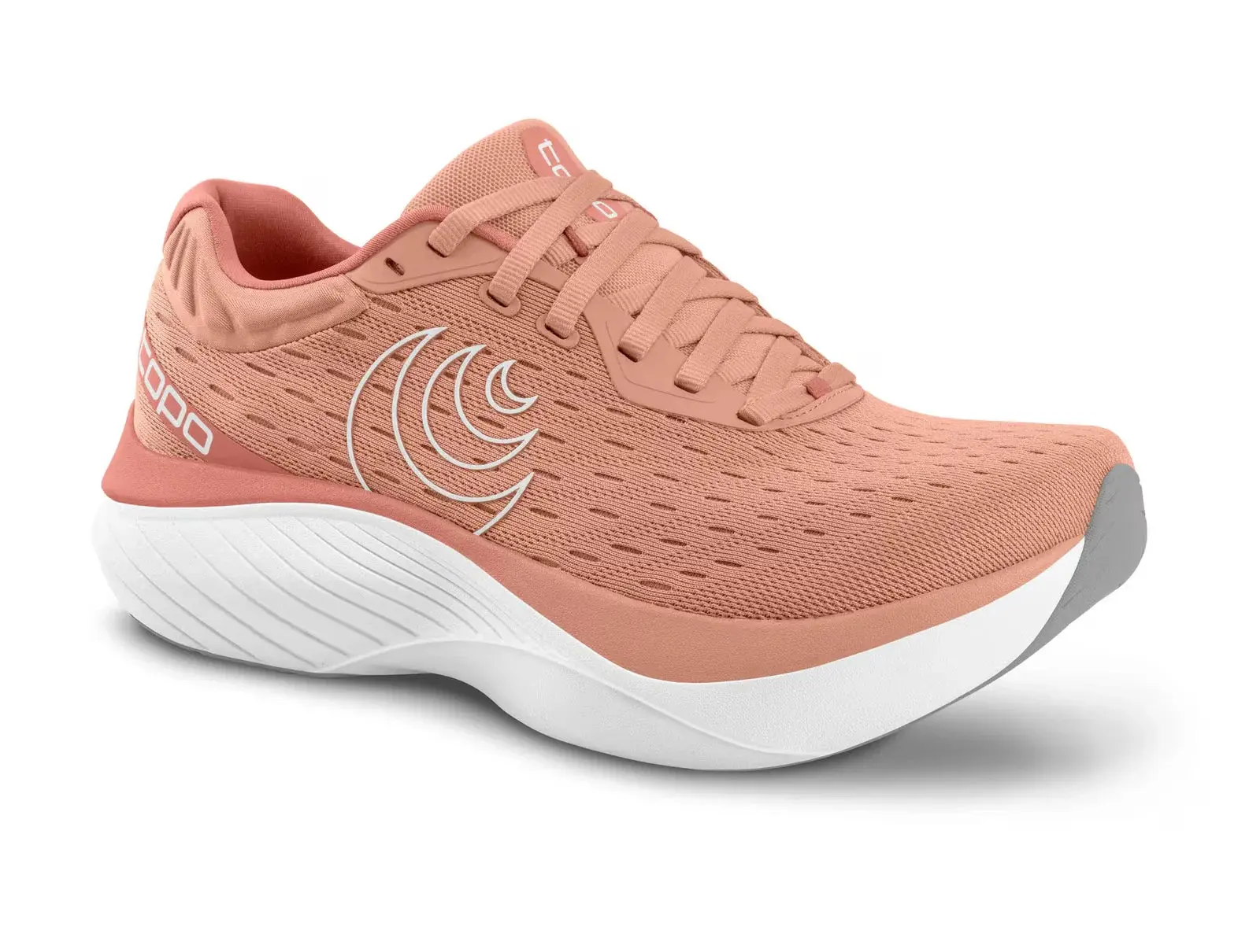 Topo Atmos W069 Running Shoe in Dusty Rose/White | Women's