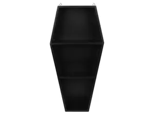 Gothic Halloween Coffin Shaped Wall Shelf