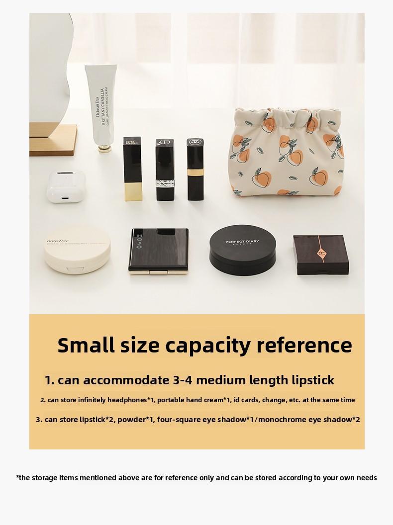 Self-Closing Waterproof Makeup Bag - Shrapnel Storage Bag for Girls with VITALITY Design