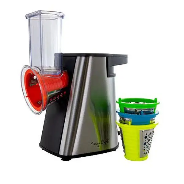 MegaChef 4 in 1 Stainless Steel Electric Salad Maker MegaChef 4 in 1 Stainless Steel Electric Salad Maker