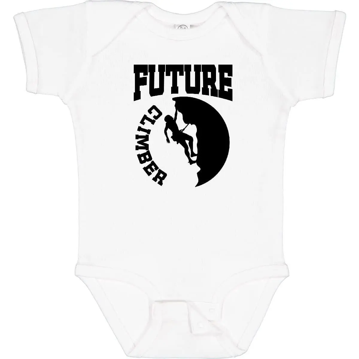 Boys and Girls Climbing Future Climber Baby Bodysuit