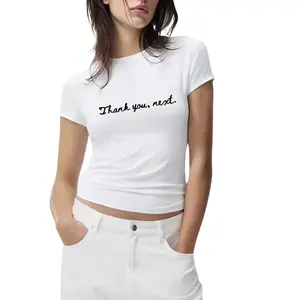 "Thank You, Next." Tee: Casual Fitted Women's T-Shirt for Everyday Wear, Great Gift, Self-Care Reminder, Womenswear, Humor Tee, Comfort, Cotton
