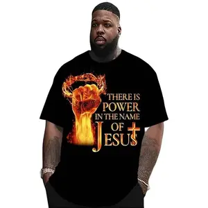 [100% Cotton] [100% Cotton] [Power T-Shirt] Extra Large Men'S Power In The Name Of Jesus' T-Shirt T-Shirt For Men And Women