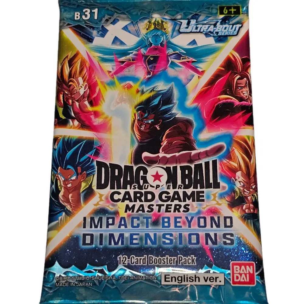 Dragon Ball Impact Beyond Dimensions 1 Pack Factory Sealed
