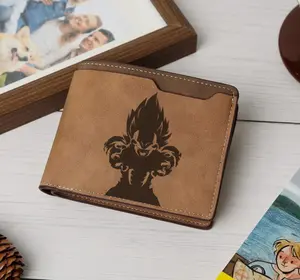 Anime Engraved wallet, Anime, Manga, personalized item, comic character, cartoon, iconic anime, Dragon Craft leather wallet,Slim Wallet,Minimalist,Men’s Wallet,Card Holder,Trendy 2025,Luxury