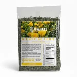 KURANDERO-Loose Dandelion Leaf Tea – 100% Natural Diente de León Herbal Tea 4oz (113gr), Vegan, Non-GMO, Caffeine-Free – Supports Wellness & Detox