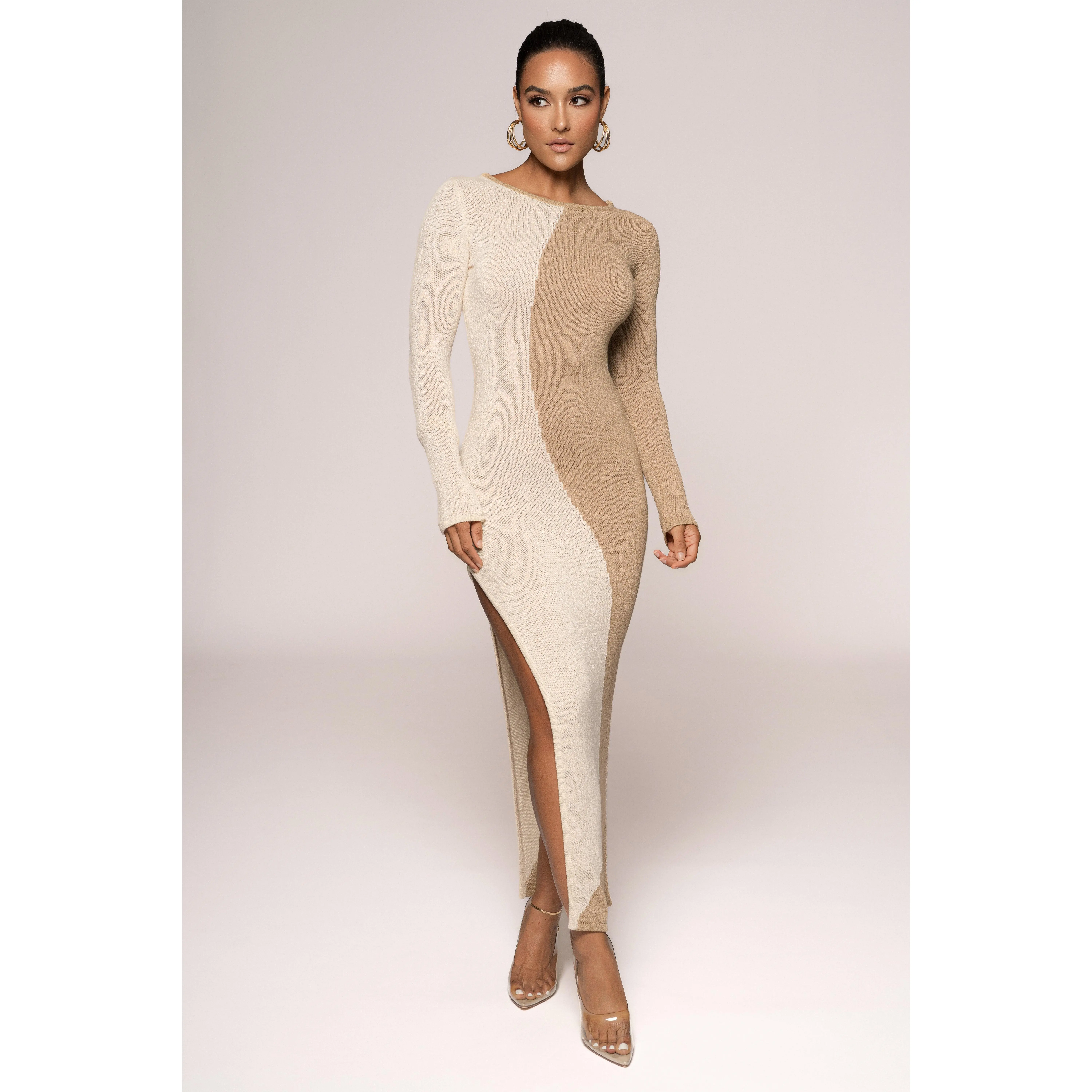 Beige/Ivory No Hard Feelings Dress