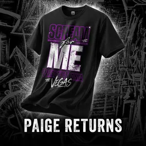 Paige Scream For Me Vegas Shirt, Paige Returns WWE Shirt, WWE Merch, Gift For Fans