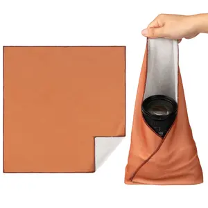 Walking Way Multi-Use Protective Wrap - Self-Adhesive Magic Cloth Cover for Camera Lens, Smartphones, Laptop & Makeup Tools Washable & Reusable Pouch