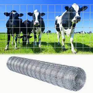 4 x 328 Ft Cattle Panel Fence Roll - Welded Wire Fencing for Livestock, Garden, Goat, Hog & Deer Enclosures, Metal Fence Panels for Farm Field Applications