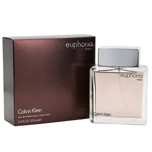 EUPHORIA MEN Calvin Klein 3.3 / 3.4 oz EDT Cologne for Men NEW IN BOX