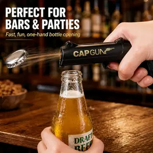 Creative Bottle Opener - 1 Count | Black, Red Fun Design Bottle Lid Opener | Perfect for Family Gatherings, BBQs, and Outdoor Events, Home & Party Supplies Gifts