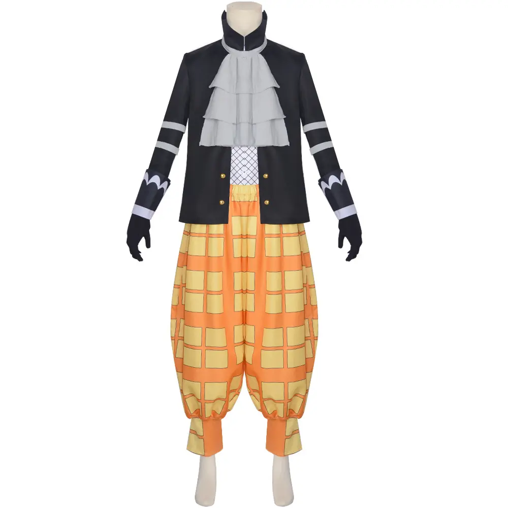 Gecko Moria Thriller Bark Shadow Powers Cosplay Costume Set Jacket Vest Collar Pants Gloves Sleeves Armband for Comic Con