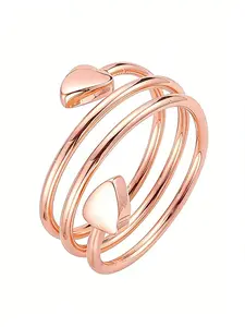 Pure Copper Magnetic Rings for Women | Adjustable Ring with 3800 Gauss Strong Magnets & Turquoise