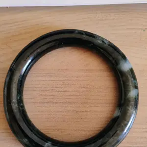 58.8mm natural black green bangle bracelet