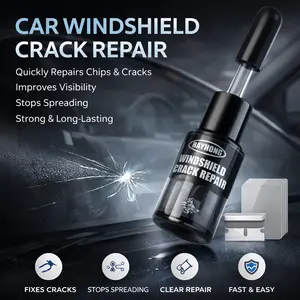 Car Windshield Crack Repair Liquid Adhesive Repair Agent For Auto Glass Cracks And Breaks