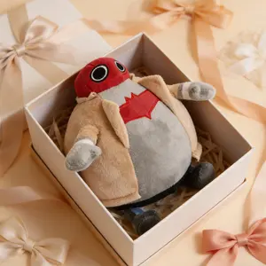 Fat Jason Todd Plush Toy - 9.8 Inch Soft Chubby Hero Stuffed Animal, Squeeze Doll for Stress Relief, Cute Collectible Plushie Fan Gift for Kids Adults