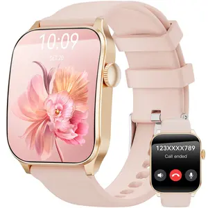 Smart Watch for Men Women with Call/Message Reminder, Smartwatch 1.91" Touch Screen, Fitness Watch with Sports Mode, Activity Tracker for Android iOS