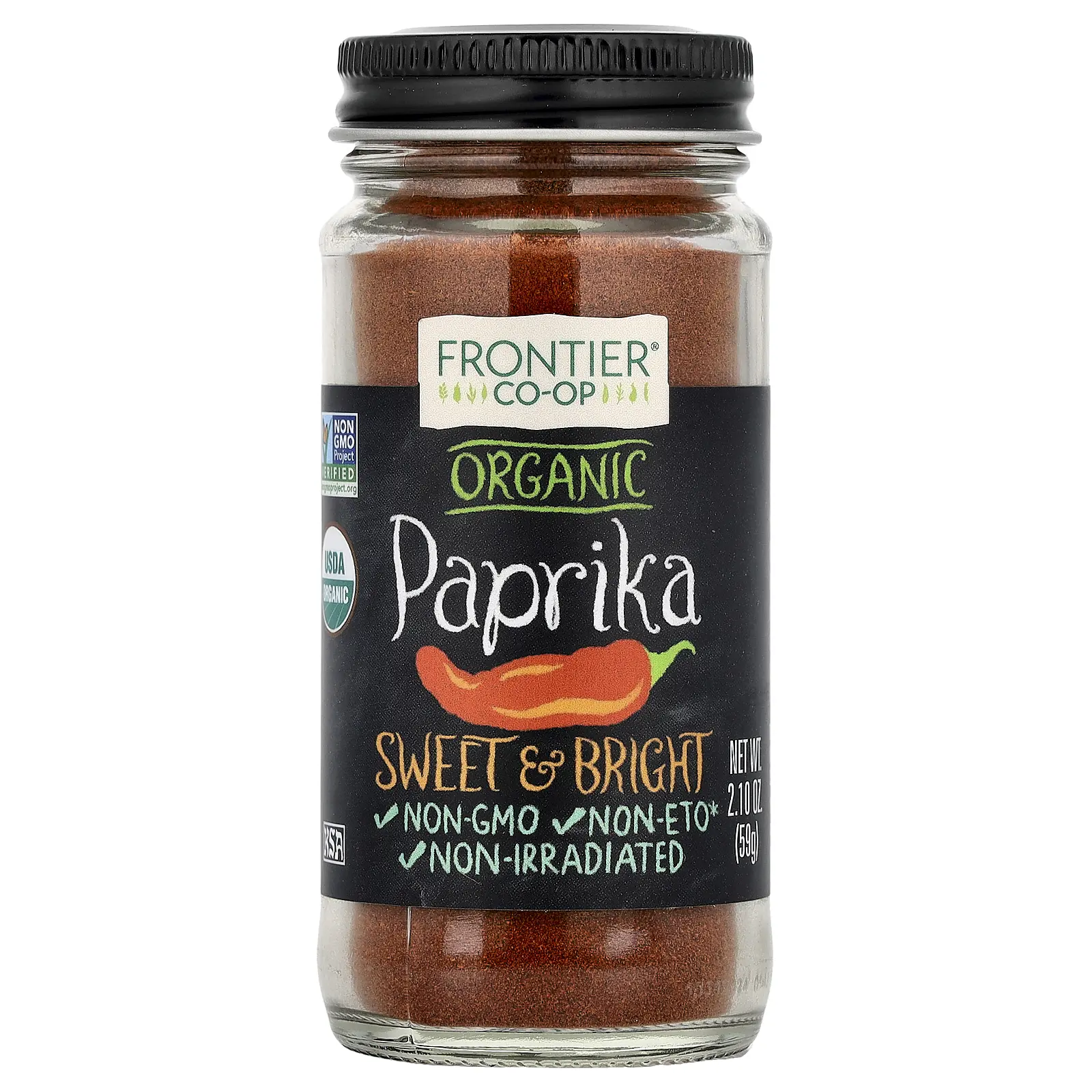 Frontier Co-op Organic Paprika, 2.1 oz (59 g) Frontier Co-op Organic Paprika, 2.1 oz (59 g)