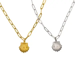 18K Gold Plated Seashell Necklace | Waterproof Necklace