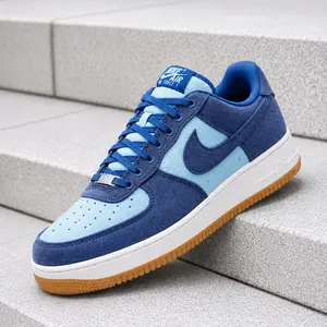 Nike Air Force 1 Low '07 LV8 Denim Navy Worn Blue IR0951-400 Men's Fashion Sneaker New