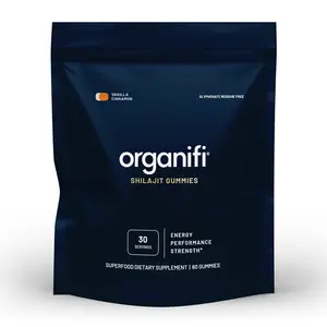 Organifi Premium Shilajit Gummies - Health, Fitness, and Dietary Supplementation - Natural Edible Organifi Premium Shilajit Gummies - Health, Fitness, and Dietary Supplementation - Natural Edible