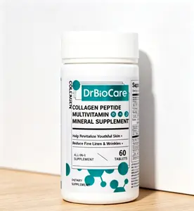 Collagen D3 Probiotics Complete Supplement, DrBioCare Edible Formula for Overall Health & Beauty Support