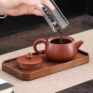 Da Hong Pao Clay Teapot 200ML, Large Mouth Single Person Tea Pot, Handmade Home Gongfu Tea Set, Manual Crafted Tea Cup