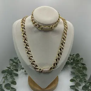 Monaco 2 Peace Laminated High Quality Daily Wear Bracelet and Necklace Set for Everyday Elegance