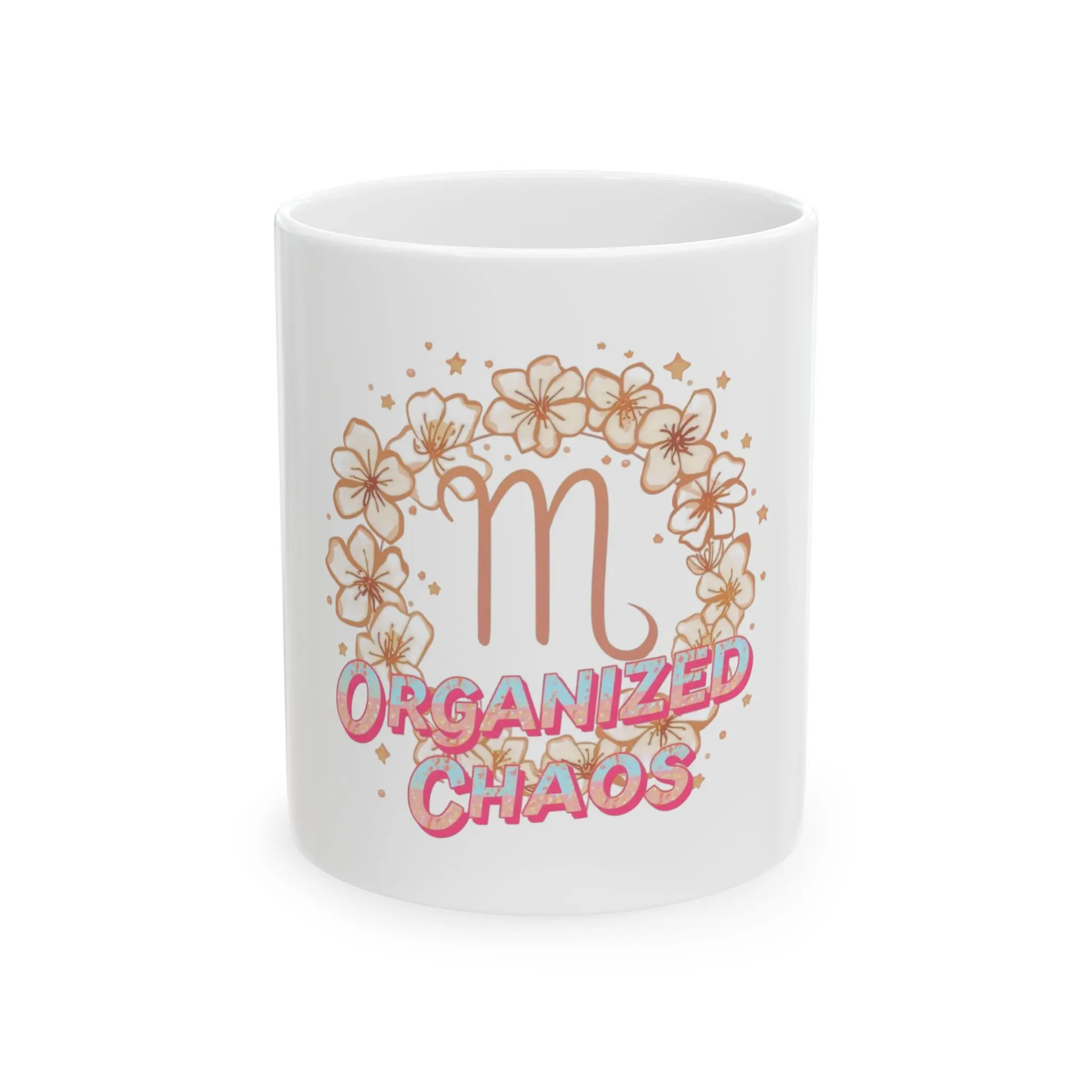 Virgo Zodiac Ceramic Mug, Horoscope Coffee Cup, Astrology Tea Mug, Birthday Gift, Constellation Drinkware