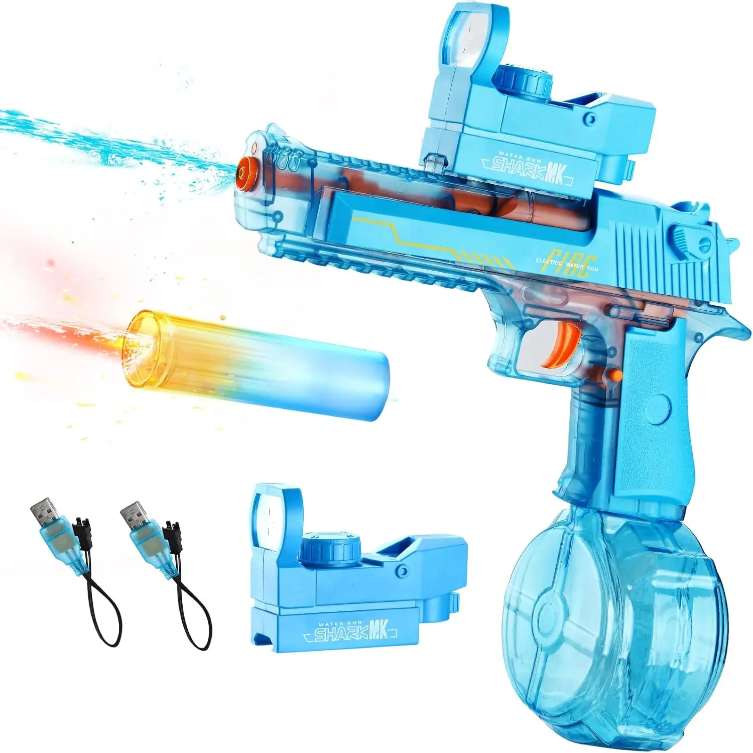 Adult and child electric water gun, a toy gift for summer outdoor swimming pool parties, suitable for boys and girls alike
