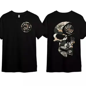 2025 Summer Men's Camo Shirt, With Sig Sauer Never Settle T-shirt Unisex shirt